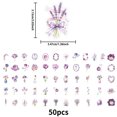 thumbnail image 2 of 56PCS Flowers Scrapbook Stickers, Waterproof Tiny Aesthetic Self-Adhesive Vintage Scrapbooking Stickers for Junk Journal Supplies, 2 of 5