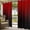 Red, variant on Outdoor Curtains for Patio Waterproof, Dark Red Black Ombre Outdoor Privacy Panels Grommet, Modern Abstract Art Striped Gradient Blackout Outside Curtains for Porch/Cabana 54"x84", 2 Panels