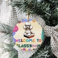 thumbnail image 3 of Welcome to Poodle Classroom Teacher Dog Mom Ceramic Round Ornament Poodles Dog Lover Gifts Idea Home Tree Decor - 02015, 3 of 5