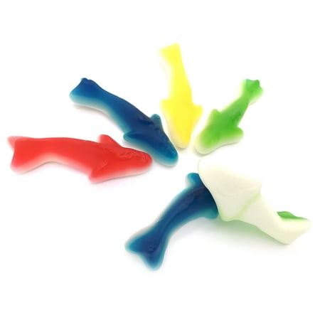 sharks assorted sweetgourmet pounds gummy bulk foam candy bottom walmart