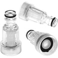 thumbnail image 3 of YSTIANN 1 Set Pressure Washer Adapter, 3/4 Inch Plastic Quick-Connect Hose Fitting with Inlet Filter for Tap/Machine Gun, Universal Water Spray Tool Accessory AZ78-4482, 3 of 8