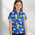 thumbnail image 4 of Tiijoy Summer Beach Polo Shirt for Boys Short Sleeve Turn Down Collar Shirt, Sizes 3-14, 4 of 5