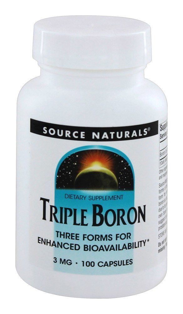 Source Naturals Triple Boron 3 mg. 100 Capsules