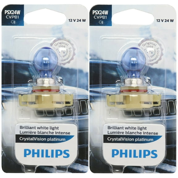 Philips White Halogen 4000K Automotive Bulb fits JEEP CHEROKEE 2 Pack