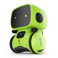 thumbnail image 3 of Interactive Educational Robot Toy for Kids Age 3+, AT001 English Version with Touch, Voice Recording & Repeating, Dancing Modes, Colorful LED Eyes, Volume Control - Battery-Powered (Yellow/Green/Rose, 3 of 5