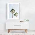 thumbnail image 2 of Barcelona Palms 03 - Barcelona Catalonia Spain Photography White Framed Wall Art Print 16 x 20 inches, 2 of 3