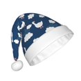 thumbnail image 2 of Fuzoiu Cute Goose On Blue Sky Print Santa Hat Christmas Hat for Adults,Santa Hats with Pompom, Unisex Xmas Holiday Hat for Christmas New Year Festive Party Supplies, 2 of 6