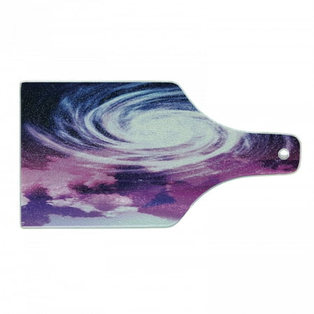 

Universe Cutting Board Cosmic Round Swirling Space Clouds Colorful Celestial Mystic Decorative Tempered Glass Cutting and Serving Board in 3 Sizes by Ambesonne