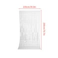 thumbnail image 4 of Elroy Curtain Sequin Square 1x2m Wall Decoration Rectangular Party Background Backdrop for Wedding, Silver, 4 of 9