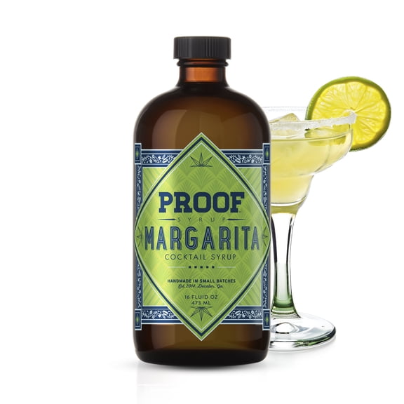 Proof Syrup Margarita Cocktail Syrup - Traditional Margarita Flavor - Fast, Easy, Delicious, Handcrafted Cocktail Mix - 16oz - 1 Bottle