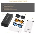thumbnail image 5 of Gafas de sol VANLINKER Retro Round VL9829 46 mm para hombre y mujer, 5 of 5