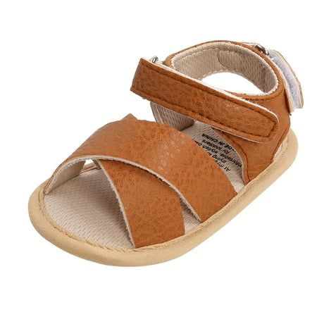 

LowProfile Baby Shoes for Boys Girl Girls Sandals Soft Non-Slip Rubber Sole Prewalker Flat Walking Shoes