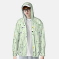 thumbnail image 2 of Fotbe Wildflower Watercolor 5 Chaqueta con Protección Solar UPF 50+ para Hombre y Mujer, Camisa con Capucha y Bolsillos-X-Large, 2 of 7