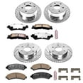 thumbnail image 3 of PowerStop Front and Rear Z36 Truck & Tow Carbon-Fiber Ceramic Brake Pad and Drilled and Slotted Rotor Kit Fits: CHEVROLET GMC Select Models K2010-36, 3 of 9