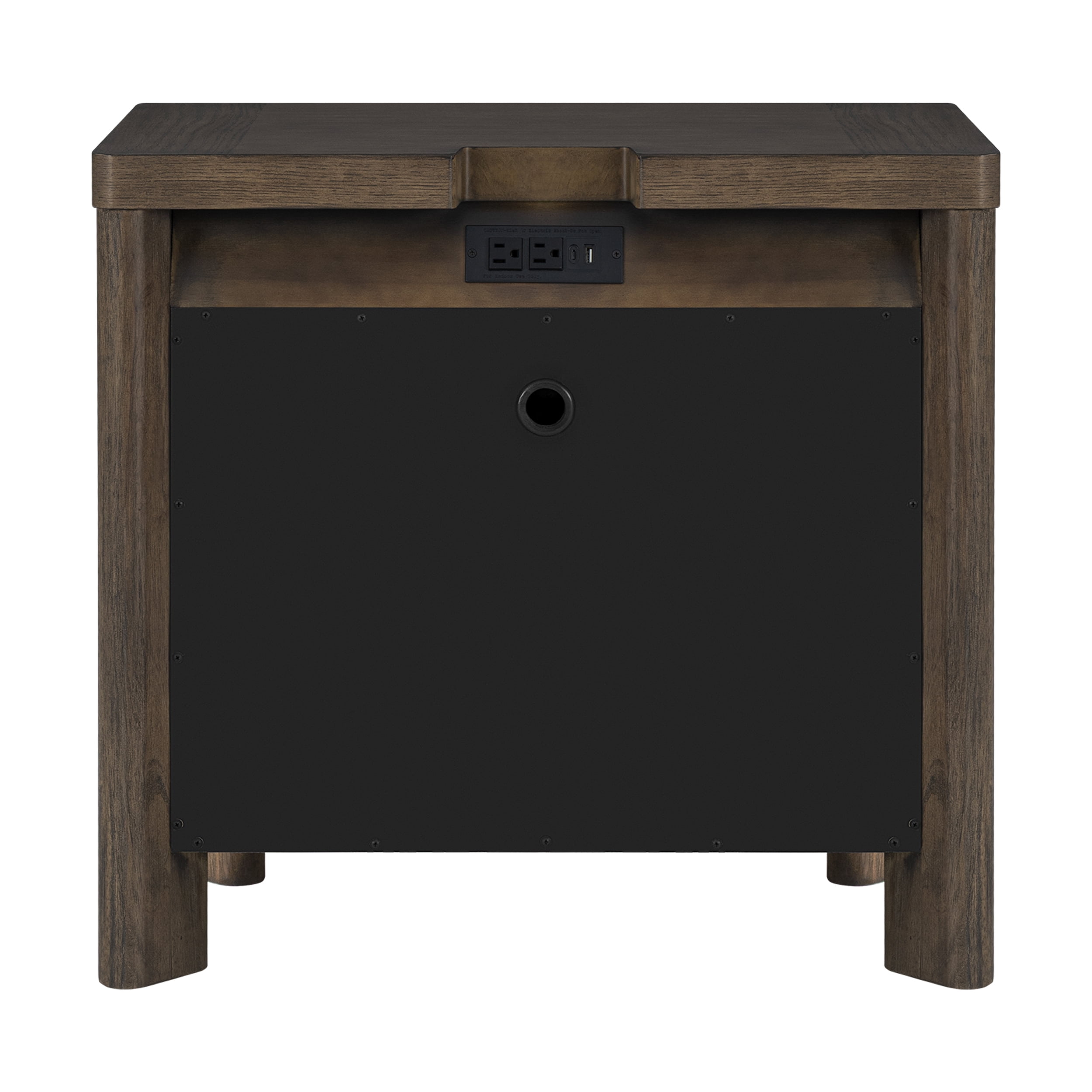 3-Drawer Nightstand with USB