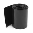 thumbnail image 1 of Unique Bargains 5 Mètres 56mm Largeur PVC Rétractable Noir pour Pack de Piles AAA, 1 of 1