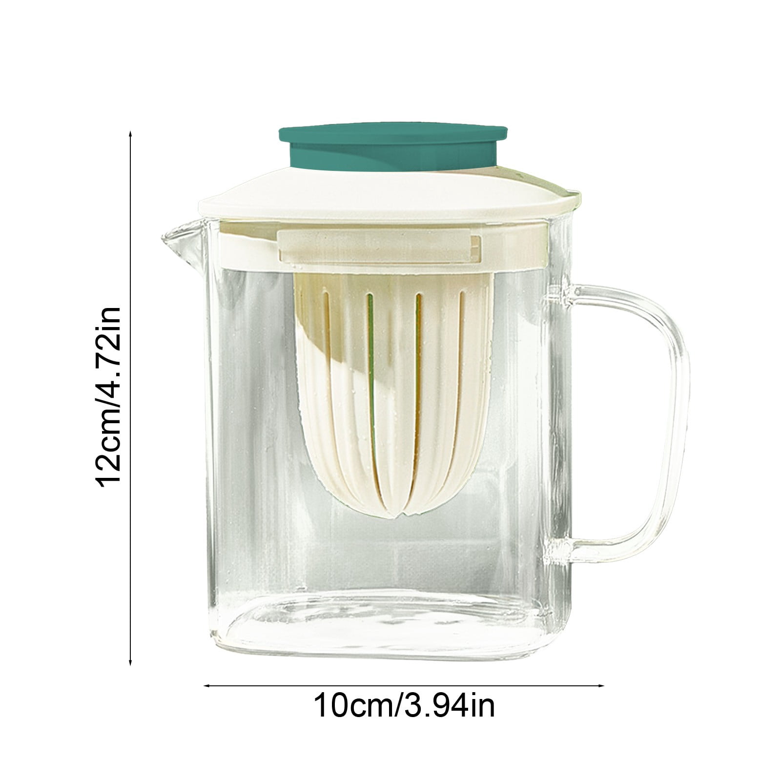 Qholemyo 28oz High Borosilicate Glass sports Water Bottle With staw Be Heated Equipped With A Detachable Filter Screen Pitcher For Juices And Cold Beverages