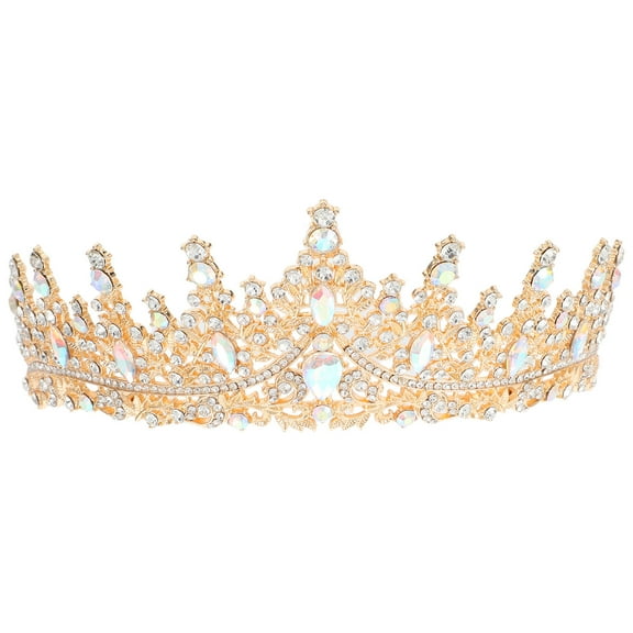 LOLIPPYY Princess Crown Tiara Vintage Crystal Tiara Rhinestone 1 Piece