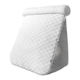 thumbnail image 2 of Almohada triangular en forma de cuña para cabecero, cojín de respaldo ajustable para sentarse gris, 2 of 9
