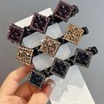 Sparkling Stone Braided Hair Clip 2024 New Small Rhinestone Hair Clip