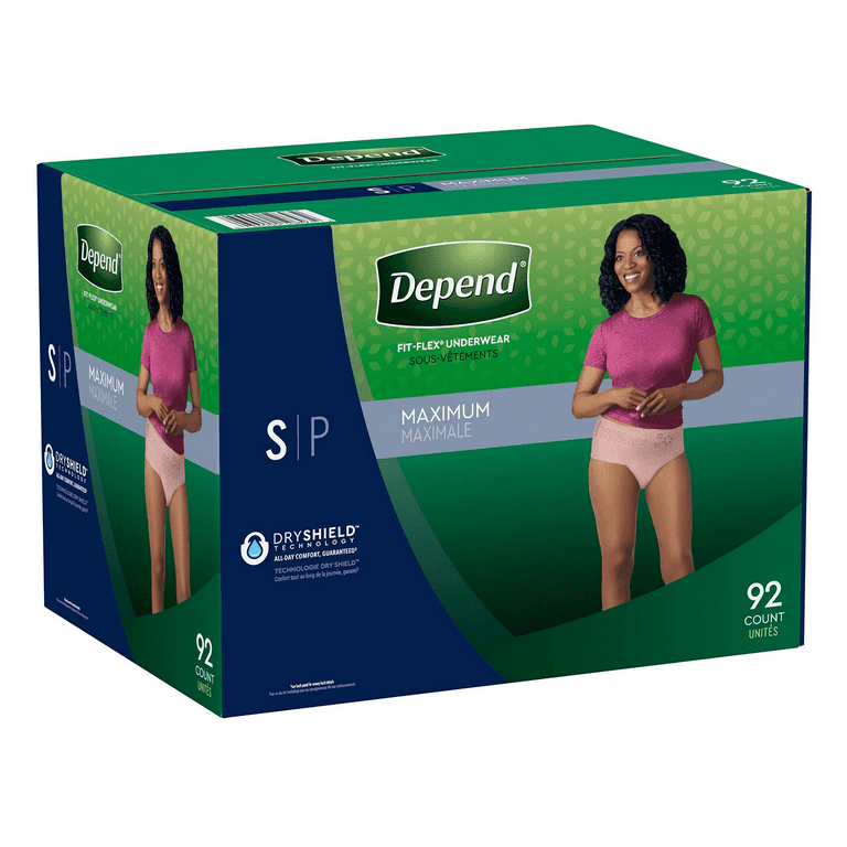 Depend Fit-Flex Incontinence & Postpartum Underwear for Women