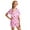 D-Pink, variant on Toddler Silk Pjs for Girls Matching Valentines Day Pajamas Short Sleeve Letter Print Button Down Nightwear Girls Size 2-3 Years Pajamas
