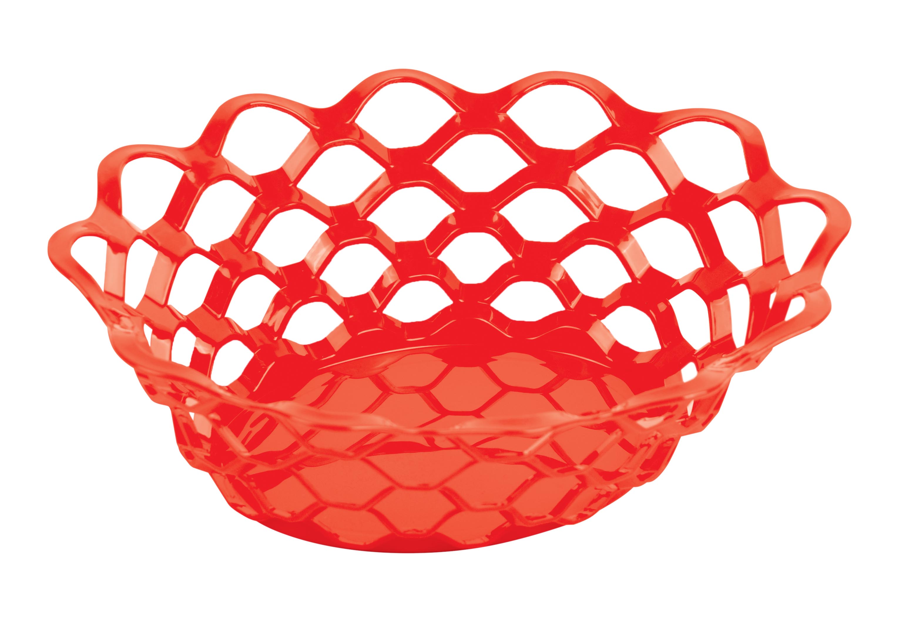 Mintra Home Plastic Bread Basket (Red) (04888)