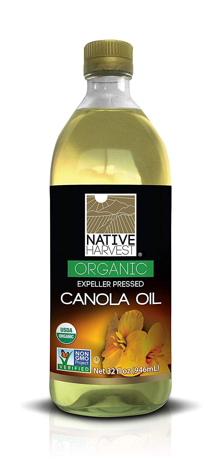 Native Harvest USDA Organic Expeller Pressed NonGMO Canola Oil, 1