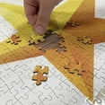 thumbnail image 4 of Ambesonne Yellow Jigsaw Puzzle, Single Yellow Ombre Star, Heirloom-Quality Fun Activity for Family Durable Cardboard, 1000 pcs, Yellow White, 4 of 5