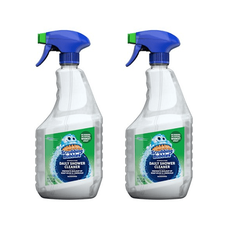 Scrubbing Bubbles Flushable Wipe - (2 Pack) Scrubbing Bubbles Daily Shower Cleaner, 32 oz