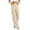 *Beige, variant on ClodeEU Women's High Waist Pleated Wide Leg Dress Pants, Casual Loose Trousers With Pockets ,Women's Plus L