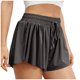thumbnail image 2 of ICHUANYI Clearance Women's Summer Casual Sport Shorts High Waist Yoga Shorts(Dark Gray, XL) ICHUANYI WER2023080915300, 2 of 8