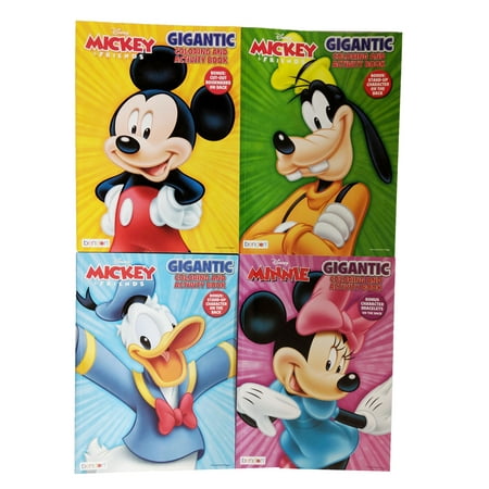 Activity Pack - Mickey and Friends Coloring Activity Book, 4 Pack