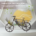 thumbnail image 2 of Estatuas de bicicleta de hierro forjado Retro Bike Sculpture Desktop Adornment Supplies, 2 of 6