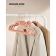 thumbnail image 2 of Velvet Hangers Clothes Hangers with Shoulder Notches Pants Bar Ink UCRFB, 2 of 7