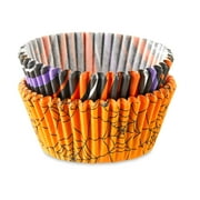Great Value Multicolor Spider Web Cupcake Liners, 48 Count