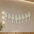 thumbnail image 3 of Tapiz colgante de pared de macramé, decoración de arte de la pared moderna, decoración de pared Bohemia para dormitorio, telón de fondo para el hogar,, 3 of 9