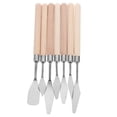 thumbnail image 1 of UPOUART 7Pcs Palette Knives Set for Students Precise Mixing and Paint Application Beige Pointed Tips Artistic, 1 of 7