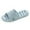 Blue, variant on Slippers Men Non Mens Slides Lightweight Flat Sandals for Women Open Toe with Thick Cushioned Sole Shower Shoes for College Dorm