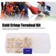 thumbnail image 3 of Cold Pressed Gold Male Female Spade Connector Kit - 135 Pieces, 2.8/4.8/6.3mm, for Secure Electrical Connections, 3 of 5
