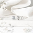 thumbnail image 5 of Rosec Jewels IGI Certified Lab Grown Diamond Stud Earrings with Screw Back - 2 Carat - E-VS1 Quality - with Jewelry Box, 10K White Gold, 5 of 9