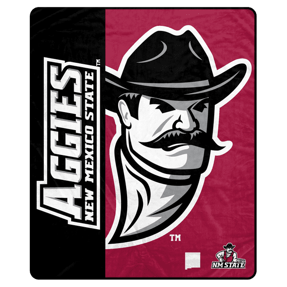 NCAA New Mexico State Aggies 50x60 Inch Ultra Soft Tailgate Throw