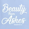 thumbnail image 5 of Wild Bobby Beauty From Ashes Isaiah 61:3 Inspirational/Christian Women Graphic Tee, Light Blue, Small, 5 of 5