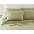 thumbnail image 5 of Sweet Home Collection 1500 Series Bed Sheets - Extra Soft Microfiber Deep Pocket 6pc Sheet Set - Sage, King, 5 of 5