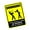 Yellow, variant on High Visibility Warning Sticker with Reflective How Do Mine Job Message Sticker for Construction & Road worker