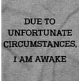 thumbnail image 2 of Funny I Am Awake Sarcastic Attitude Zip Up Hoodie Men's Women's Brisco Brands M, 2 of 6