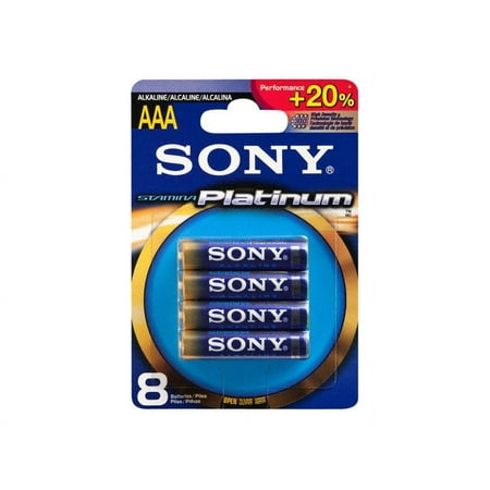 Sony Stamina Platinum - Battery 8 x AAA - alkaline - for Sony MCMDR1; S2 Sports Radio Walkman; Walkman SRF-M37