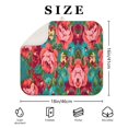 thumbnail image 4 of Pioneer Flower Floral Print Pattern Dish Drying Mat for Kitchen 1 Pack, Ultra Absorbent Microfiber Dishes Drainer Mats,16"x18", 4 of 6