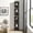 Gray / MDF, variant on FunMay Black MDF Media Tower Rack CD DVD Slim Storage Cabinet