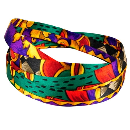 

Multi-Color Print Satin Non Stretch Strapping - 1/2 - 5 Yds - Bra Making Lingerie DIY